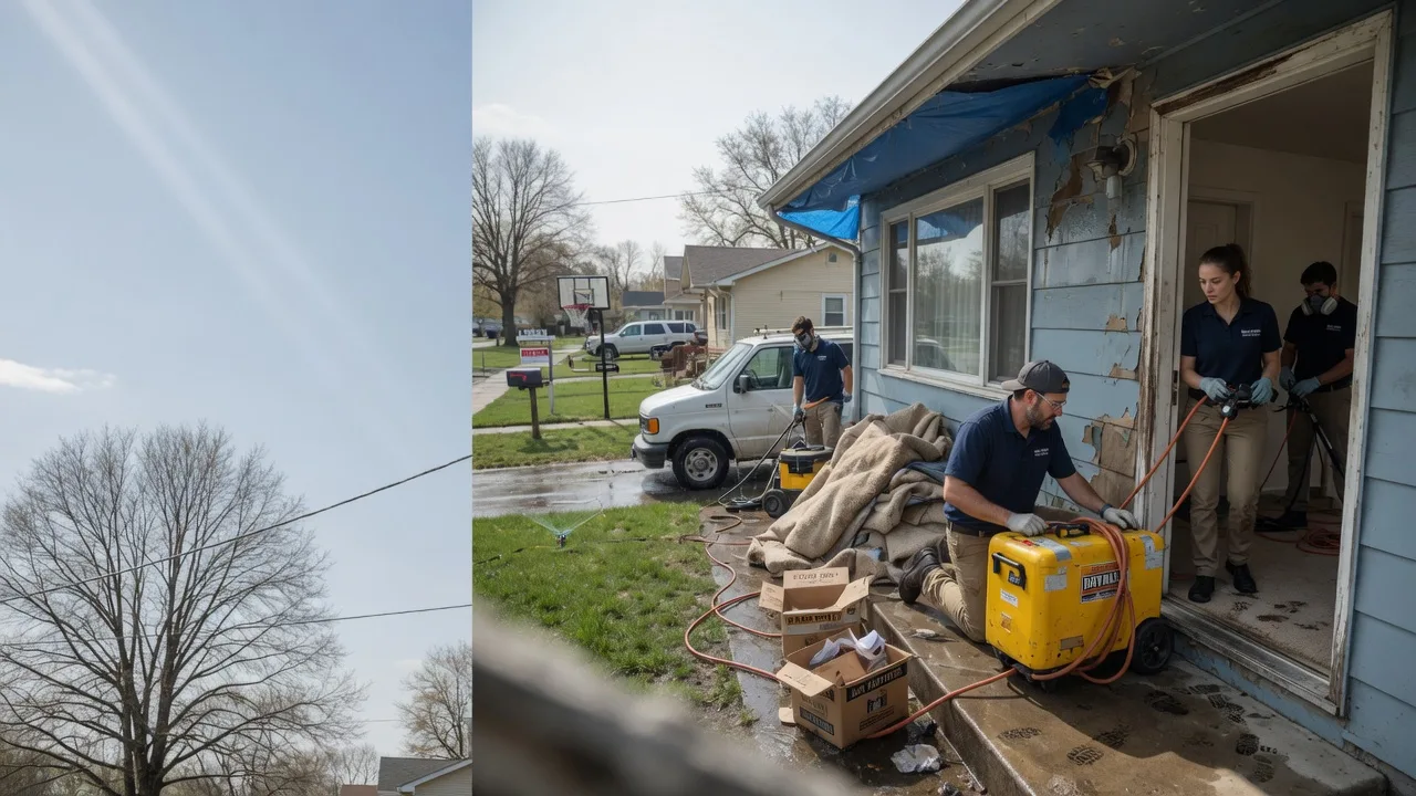 Basement Flood Cleanup in Horton, KS near me